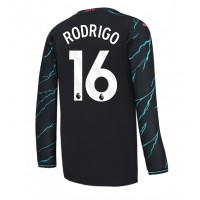 Manchester City Rodri Hernandez #16 Tredjedrakt 2023-24 Langermet